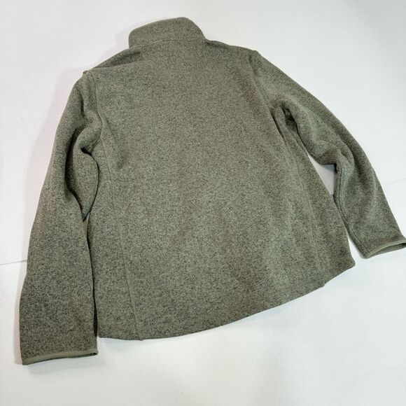 L.L. Bean Jacket men’s  XL Green Long-Sleeve Full-Zip Fleece High Neck Gorp Core - Picture 10 of 10